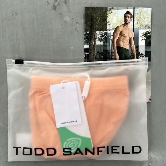 NWT Todd Sanfield men’s M bermuda platinum bikini brief - Picture 2 of 3